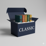 Classic Box – A set of 3 original fiction books, with an optional candle.